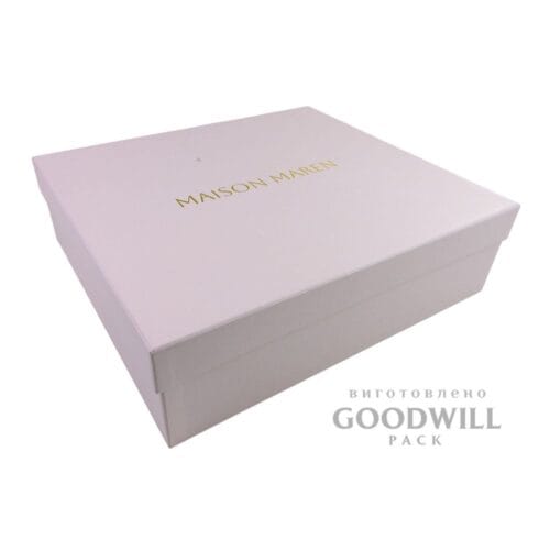 Коробка для одягу з друком логотипу фото